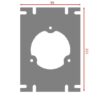 Onyx payment terminal frame